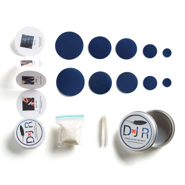 Kit in a Tin - Down and Patches - Dark Blue - Image 2